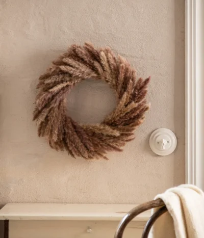 Dehner Kranz Pampas, Ca. Ø45 Cm -Haus Pflanzen Welt 6562383 WE MO 001 KranzPampas