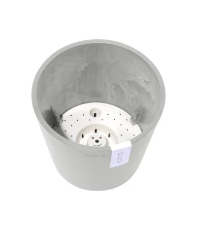 Ecopots Kunststoff-Topf Amsterdam Mit Wassersystem, Rund, Hellgrau -Haus Pflanzen Welt 6614846 WE DE 001 EcopotsKunststoffTopfAmsterdammitWassersystemrundhellgrau