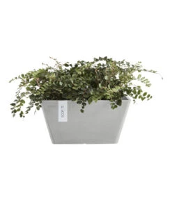 Ecopots Kunststoff-Topf Berlin, Quadratisch -Haus Pflanzen Welt 6615009 WE FS 002 EcopotsKunststoffTopfBerlinquadratisch