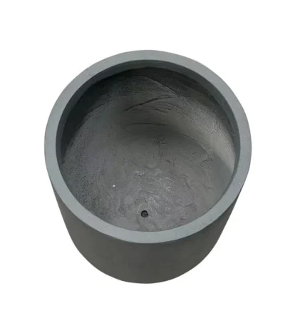 Dehner Fiberglas-Topf Curved, Rund, Grau -Haus Pflanzen Welt 6625776 6625784 WE DE 001 DehnerFiberglasTopfCurvedrundgrau