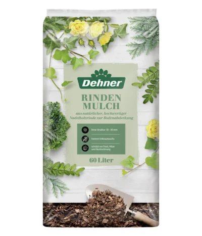 Dehner Rindenmulch Fein, 39 X 60 Liter 7 Dehner Rindenmulch Fein, 39 X 60 Liter -Haus Pflanzen Welt 6632798 WE FS 002 DehnerRindenmulch60l