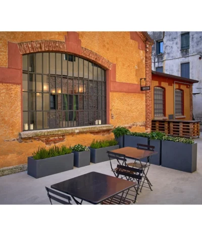 Euro3Plast Kunststoff-Kasten Kube High, Rechteckig -Haus Pflanzen Welt 6639413 WE MO 002 Euro3PlastPflanzkastenKubeHigh