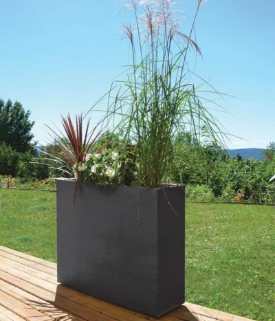 EDA-plastiques Kunststoff-Blumenkasten Graphit Loft XL, Rechteckig, Anthrazit, Ca. B99,5/H78,5/T29,5 Cm 5 EDA-plastiques Kunststoff-Blumenkasten Graphit Loft XL, Rechteckig, Anthrazit, Ca. B99,5/H78,5/T29,5 Cm -Haus Pflanzen Welt 6640536 WE MO 002 PflanzkuebelBasalt