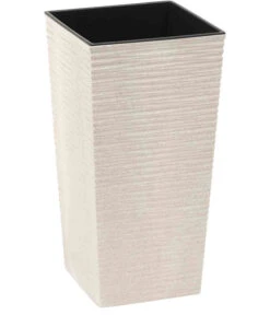 Siena Garden Kunststoff-Topf-Set ECO Nizza, Konisch, Weiß, Ca. B25/H46,5/T25 & B30/H57/T30 Cm, 2-teilig 5 Siena Garden Kunststoff-Topf-Set ECO Nizza, Konisch, Weiß, Ca. B25/H46,5/T25 & B30/H57/T30 Cm, 2-teilig -Haus Pflanzen Welt 6654925 WE FS 002 PflanzgefaessEcoNizzaWeiss