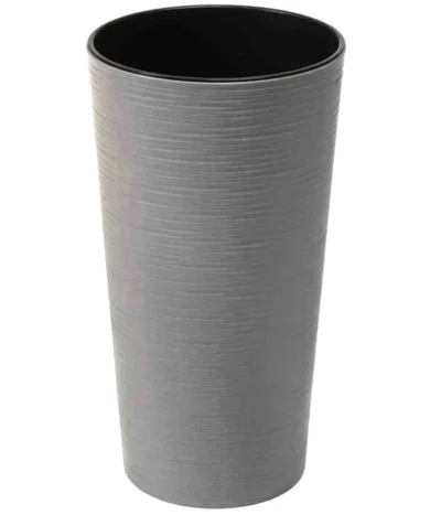 Siena Garden Kunststoff-Topf ECO Locon, Konisch, Grau, Ca. Ø25/H46,5 Cm, 2er-Set 5 Siena Garden Kunststoff-Topf ECO Locon, Konisch, Grau, Ca. Ø25/H46,5 Cm, 2er-Set -Haus Pflanzen Welt 6654990 WE FS 002 PflanzgefaesseEcoLoconGrau