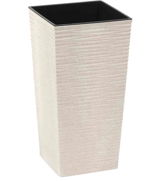 Siena Garden Kunststoff-Säulen ECO Nizza, Konisch, Weiß, Ca. B30/H57/T30 Cm, 2er-Set 4 Siena Garden Kunststoff-Säulen ECO Nizza, Konisch, Weiß, Ca. B30/H57/T30 Cm, 2er-Set – Bild 2