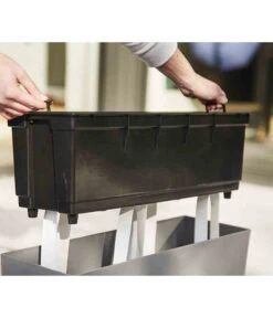 Siena Garden Kunststoff-Kasten Craon, Eckig, Grau, Ca. B56/H36,5/T19 Cm -Haus Pflanzen Welt 6655492 WE DE 002 PflanzgefaessCraonGrau