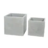 Farmet Kunststoff-Topf-Set Atlantis, Quadratisch, Grau, 2-teilig 1 Farmet Kunststoff-Topf-Set Atlantis, Quadratisch, Grau, 2-teilig -Haus Pflanzen Welt 6657274 WE FS 001 FarmetNewAtlantisPflanzkuebel