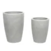 Farmet Kunststoff-Topf-Set Hydra, Konisch, Grau, 2-teilig 1 Farmet Kunststoff-Topf-Set Hydra, Konisch, Grau, 2-teilig -Haus Pflanzen Welt 6657373 WE FS 001 FarmetNewHydraTopfset