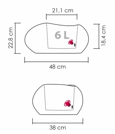 Scheurich Kunststoff-Topf Flow, Oval -Haus Pflanzen Welt 6701247 WE BG 001 ScheurichTopfFlowOval