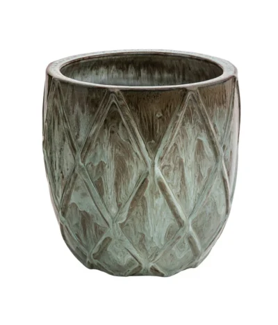 Dehner Keramik-Topf Rombus