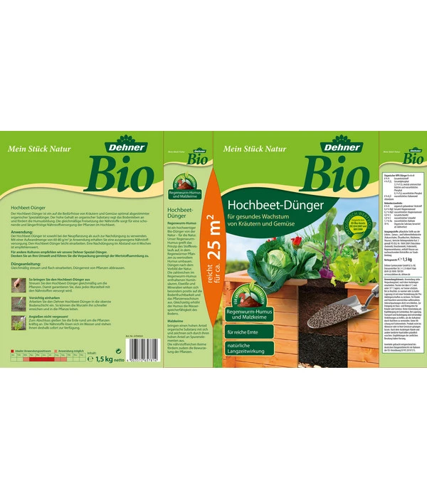Dehner Bio Hochbeet-Dünger, 1,5 Kg 4 Dehner Bio Hochbeet-Dünger, 1,5 Kg – Bild 2