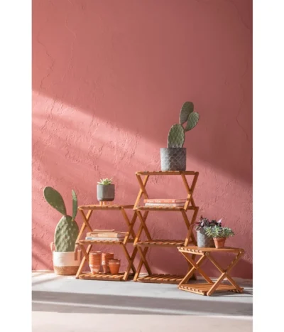 Dehner Blumentreppe Macao -Haus Pflanzen Welt 6713473 6713507 6713523 WE MO 001 BlumentreppeMacao