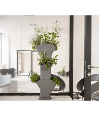 Kunststoff-Pflanzbaum-Set, Grau, Ca. B31,3/H77,3/31,3 Cm 18 Kunststoff-Pflanzbaum-Set, Grau, Ca. B31,3/H77,3/31,3 Cm -Haus Pflanzen Welt 6739528 WE MO 003 KunststoffPflanzbaumSetgrau