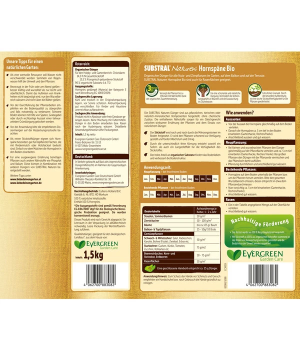 Substral® Naturen® Hornspäne, 1,5 Kg 4 Substral® Naturen® Hornspäne, 1,5 Kg – Bild 2