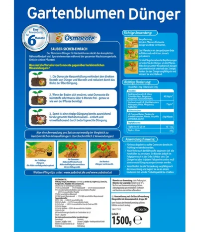 Substral® Osmocote® Langzeit Depotdünger Balkonblumen -Haus Pflanzen Welt 6770655 WE DE 001 SubstralOsmocoteGartenblumenduenger