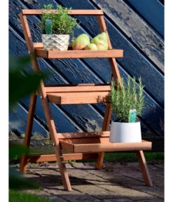 Dobar Pflanzentreppe, 3-stufig 10 Dobar Pflanzentreppe, 3-stufig -Haus Pflanzen Welt 6790257 WE MO 001 dobarPflanztreppe3stufig