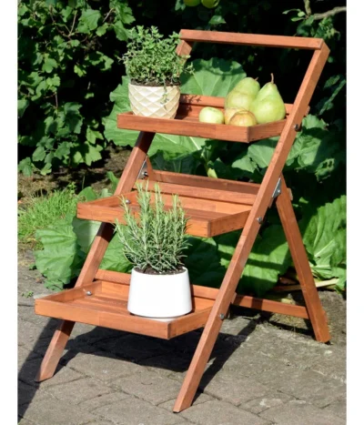 Dobar Pflanzentreppe, 3-stufig -Haus Pflanzen Welt 6790257 WE MO 002 dobarPflanztreppe3stufig