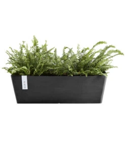 Ecopots Kunststoff-Kasten Bruges Mit Wassersystem, Rechteckig, Ca. B55/H17/T17 Cm -Haus Pflanzen Welt 6850663 WE FS 002 EcopotsKunststoffKastenrechteckigdunkelgrau