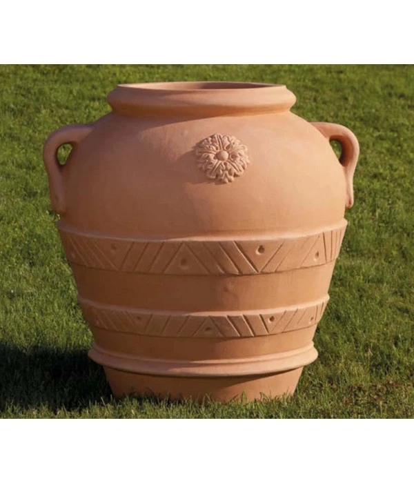 Farmet Kunststoff-Pflanzkrug, Rund, Terrakotta 4 Farmet Kunststoff-Pflanzkrug, Rund, Terrakotta – Bild 2