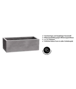 Dehner Kunststoff-Blumenkasten Palermo, Ca. B80/H27/T30 Cm 6 Dehner Kunststoff-Blumenkasten Palermo, Ca. B80/H27/T30 Cm -Haus Pflanzen Welt 6917959 WE IG 001 DehnerKunststoffBlumenkastenPalermo