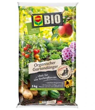 COMPO BIO Organischer Gartendünger, 5 Kg