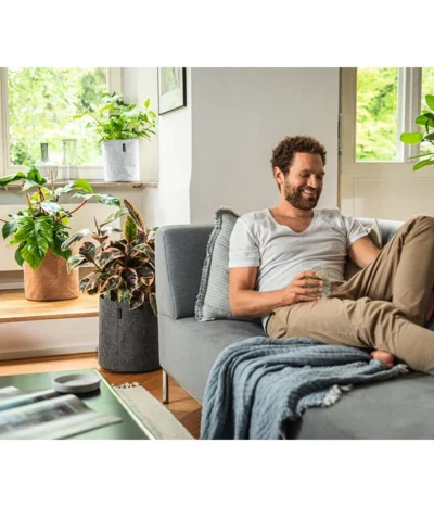 LECHUZA® TRENDCOVER Cork, All-in-One Set -Haus Pflanzen Welt 6946891 6946933 6947097 6947139 WE MO 001 Trendcover