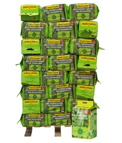 Floragard Aktiv Grünpflanzen- Und Palmenerde, 56 X 20 L