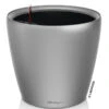 LECHUZA® CLASSICO LS, All-in-One-Set -Haus Pflanzen Welt 6962096 6962104 6962112 6962138 WE FS 01 LechuzaCLASSICOPremiumSilber
