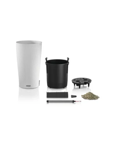 LECHUZA® CILINDRO Color, All-in-One Set 9 LECHUZA® CILINDRO Color, All-in-One Set -Haus Pflanzen Welt 6963318 6963342 WE FS 02 CilindroColorWeiss