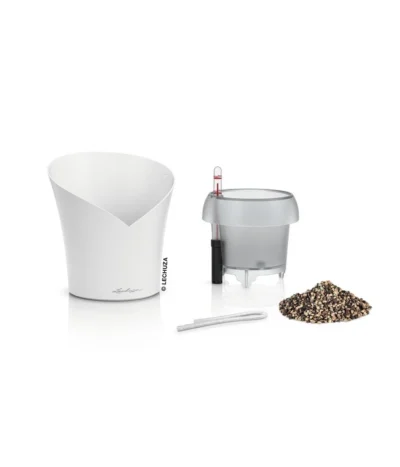 LECHUZA® ORCHIDEA, All-in-One Set, Ca. Ø18/H20 Cm -Haus Pflanzen Welt 6963375 WE FS 02 OrchideaWeiss 1