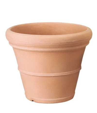 Farmet New Kunststoff-Topf Impruneta, Rund, Terrakotta, Inkl. Untersetzer -Haus Pflanzen Welt 6965271 WE FS 001 FarmetNewKunststoffBlumentopfImprunetarundterrakotta