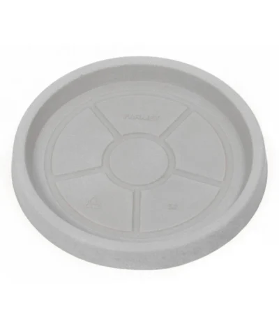 Farmet New Kunststoff-Topf Orione, Rund, Inkl. Untersetzer -Haus Pflanzen Welt 6965305 6965396 6965602 6967038 WE DE 001 FarmetTopfOrioneRundGrauUntersetzer 1