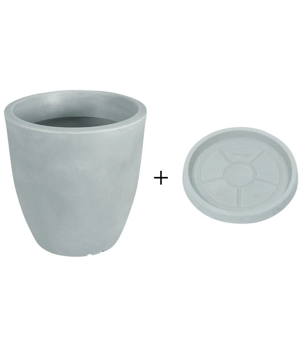 Farmet New Kunststoff-Kübel Orione Alto, Rund, Inkl. Untersetzer 3 Farmet New Kunststoff-Kübel Orione Alto, Rund, Inkl. Untersetzer