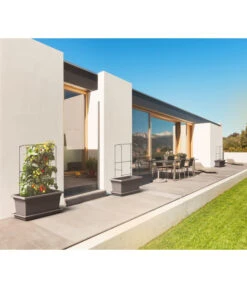 Magnus Kunststoff-Blumenkasten, Rechteckig. Ca. B98/H37/T38 Cm -Haus Pflanzen Welt 6997449 WE MO 002 MagnusKunststoffBlumenkastenschwarz