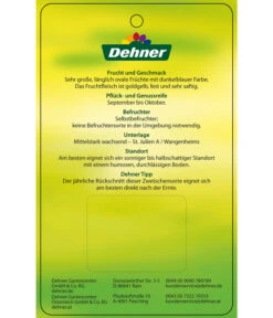 Zwetschge 'Haganta' -Haus Pflanzen Welt 7662257 ZwetscheHaganta Etikett 2