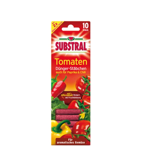 Substral® Dünger-Stäbchen Für Tomaten, 10 Stk. 3 Substral® Dünger-Stäbchen Für Tomaten, 10 Stk.
