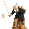 Bonsai-Figur 'Fischer', Aus Keramik 1 Bonsai-Figur 'Fischer', Aus Keramik -Haus Pflanzen Welt 8561300 PR FS 001 BonsaiFischerKeramikXL10cmDehnerExpressHerzig