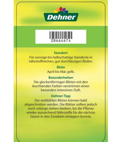 Kaiserkrone -Haus Pflanzen Welt 8664674 KaiserkroneLutea Etikett 02