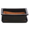 Dehner Keramik-Bonsaischale, Rechteckig, Schwarz, Ca. B25/H12 Cm -Haus Pflanzen Welt 8686099 PR FS 001 BonsaiKeramikEckigUnterschaleSchwarzT25DehnerExpressHerzig