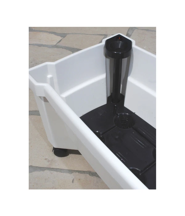 KHW Kunststoff-Pflanzkasten Calypso, Inkl. Spalier Und Rollen 3 KHW Kunststoff-Pflanzkasten Calypso, Inkl. Spalier Und Rollen – Bild 2