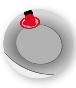 Scheurich Kunststoff-Topf Flow, Oval -Haus Pflanzen Welt WE DE 009 ScheurichBodenlochFlow